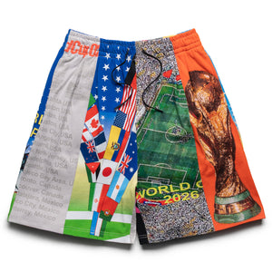 Pleasures World Cup Wide Shorts - Multi
