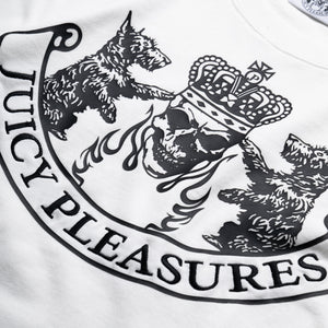 Pleasures Skull Crest Heavyweight Tee - White