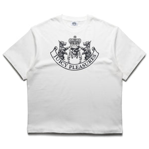 Pleasures Skull Crest Heavyweight Tee - White