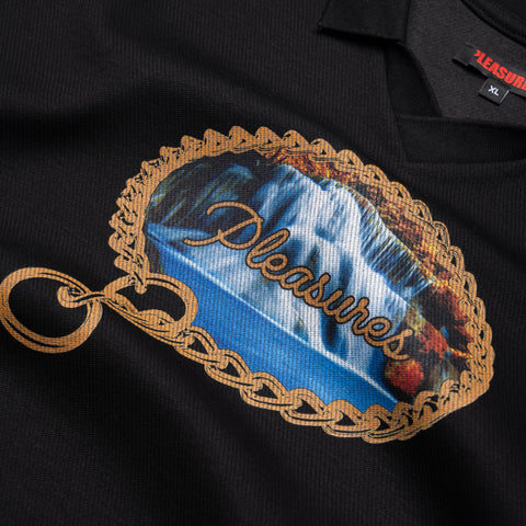 Pleasures Submission Boxy Polo - Black