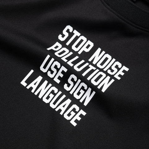 Pleasures Pollution Boxy Raglan Tee - Black