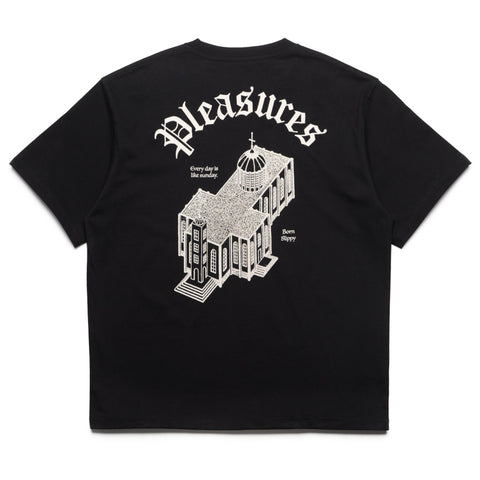 Pleasures Chapel Heavyweight Tee - Black