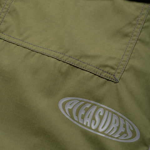 Pleasures Raider Cargo Shorts - Olive