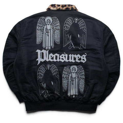 Pleasures Angel Demon Flight Jacket - Black