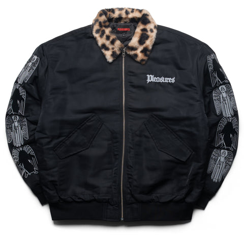Pleasures Angel Demon Flight Jacket - Black