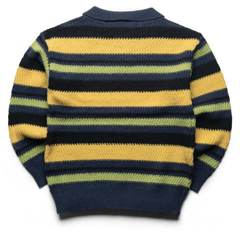 Pleasures Cooper Polo Sweater - Yellow