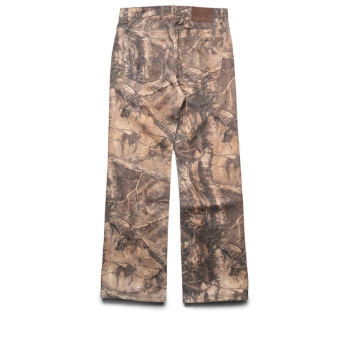 Pleasures Hendrix Flare Jeans - Brown Tree