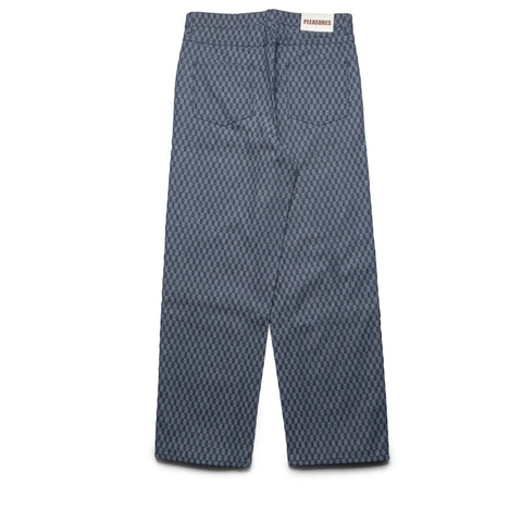 Pleasures Formula Baggy Jeans - Indigo Checker