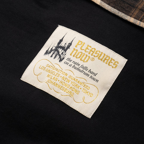 Pleasures Town Polo Sweatshirt - Black