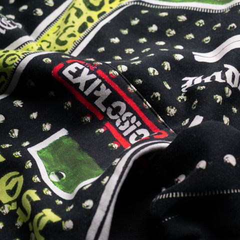 Pleasures Explosion Hoodie - Black