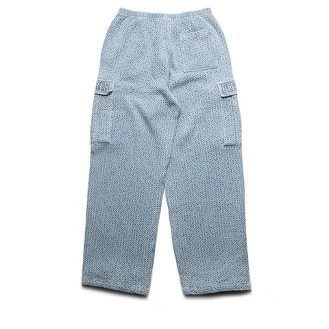 Pleasures Knitted Cargo Pants - Indigo