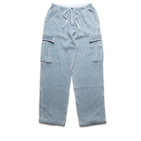 Pleasures Knitted Cargo Pants - Indigo