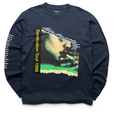 Pleasures Domination L/S Tee - Navy