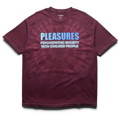 Pleasures Civilized Tee - Purple Dye