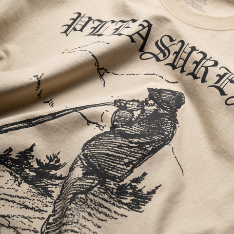 Pleasures Pipe Tee - Sand