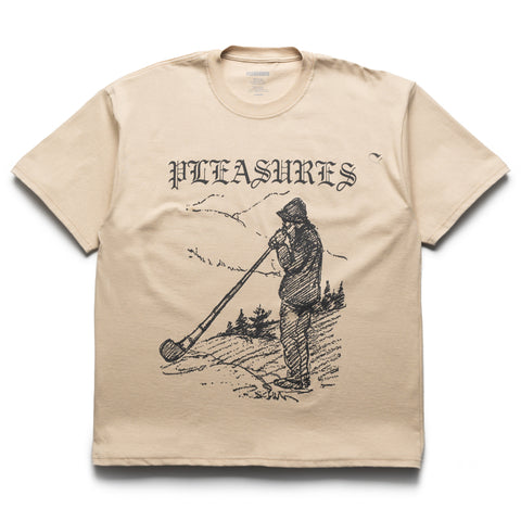 Pleasures Pipe Tee - Sand