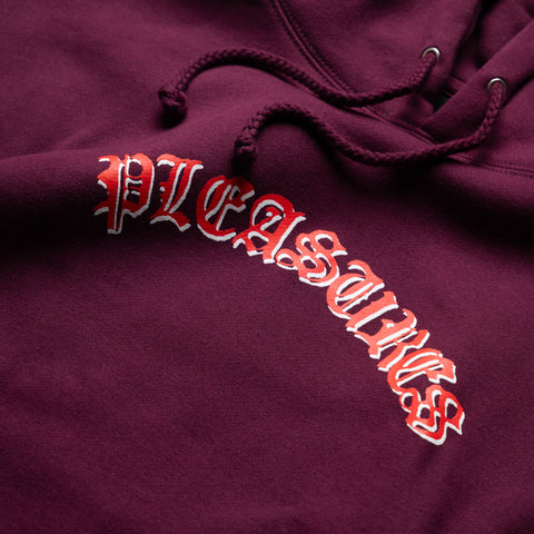 Pleasures Mirror Hoodie - Eggplant
