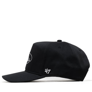 Politics x '47 Alternate Script Logo Hitch Snapback - Black