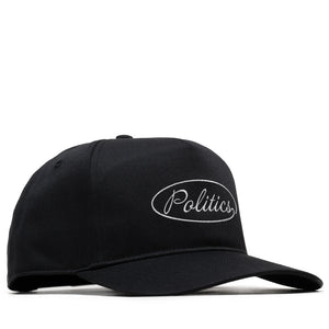 Politics x '47 Alternate Script Logo Hitch Snapback - Black