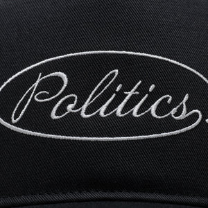 Politics x '47 Alternate Script Logo Hitch Snapback - Black