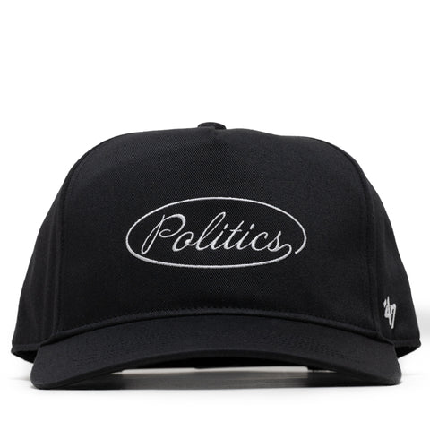 Politics x '47 Alternate Script Logo Snapback - Black