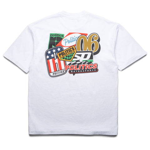 Politics Sponsor Tee - White