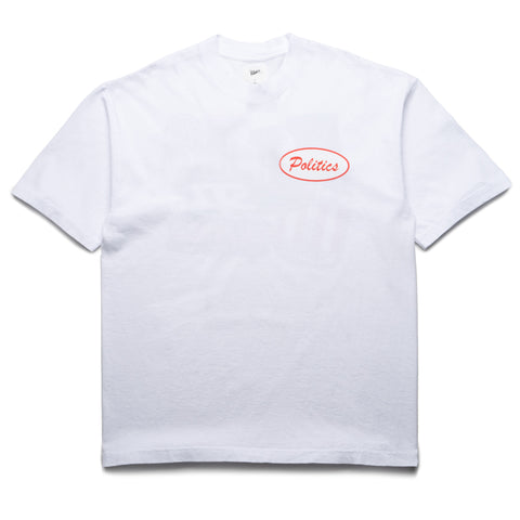 Politics Sponsor Tee - White