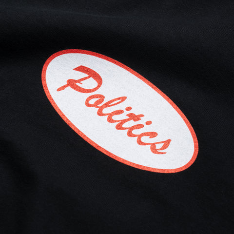 Politics Sponsor Tee - Black