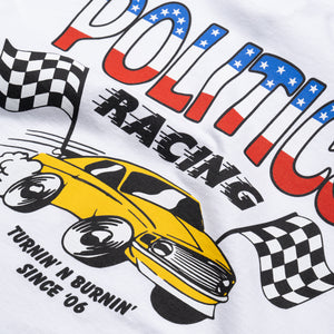 Politics Racing Tee - White
