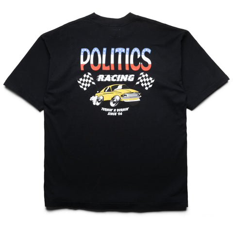 Politics Racing Tee - Black