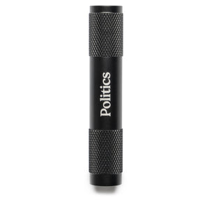 Politics Flashlight Keychain - Black