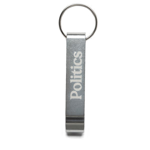 Politics Bottle Opener - Silver