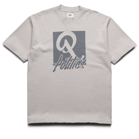 Politics Oversized Graffiti Tee - Cement