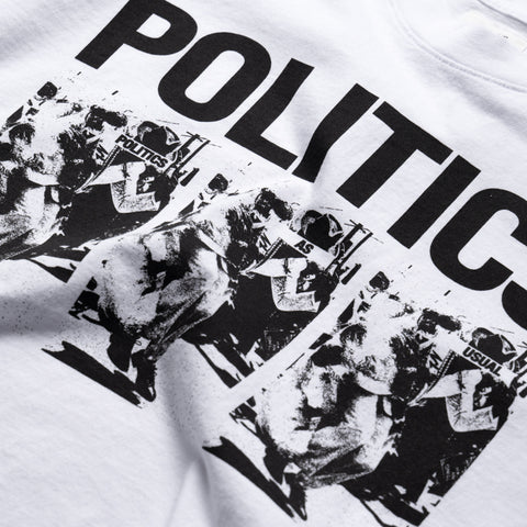 Politics Second Line Tee - White
