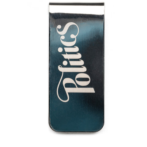 Politics Money Clip - Chrome