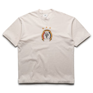 Politics Crest Tee - Creme