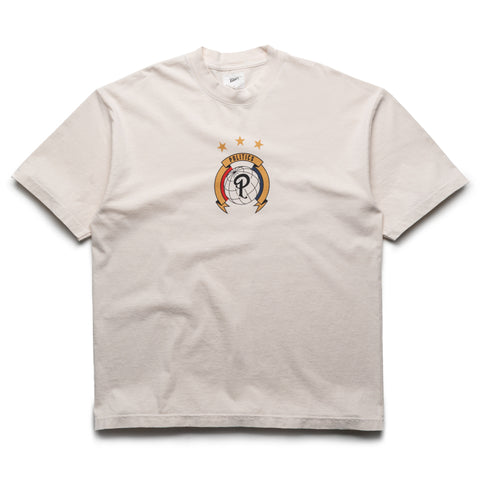 Politics Crest Tee - Creme