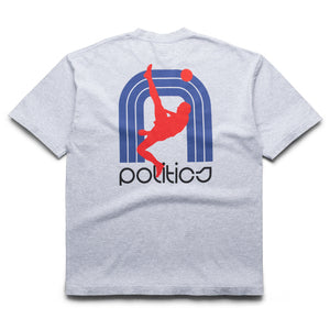 Politics Bicycle Tee - Ash