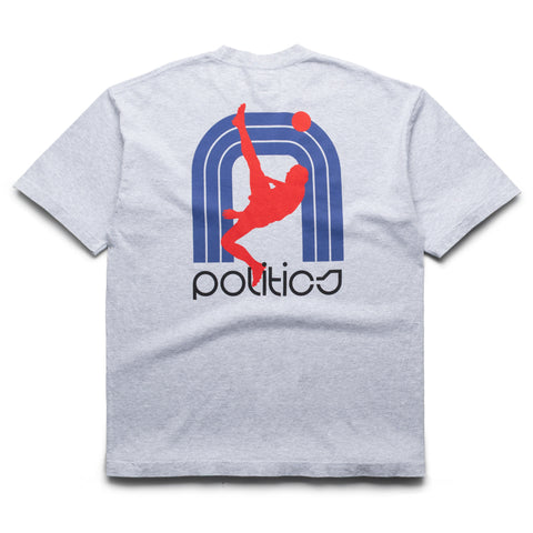 Politics Bicycle Tee - Ash