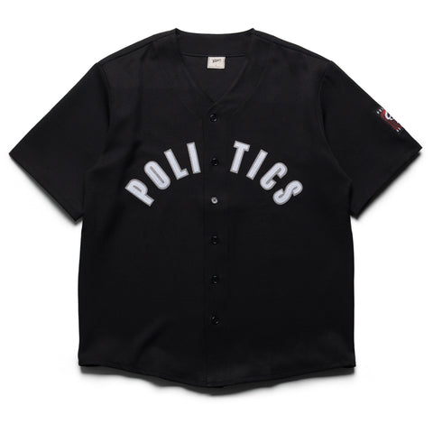 Politics Baseball Jersey - Black
