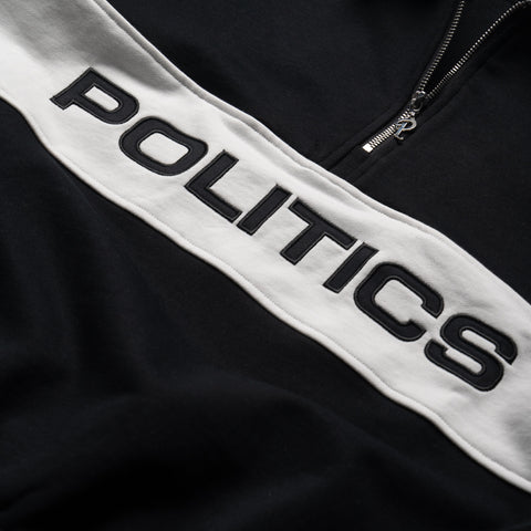 Politics Fleece Rugby - Black