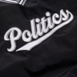 Politics Windbreaker Pullover - Black
