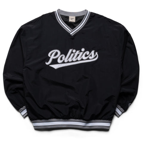 Politics Windbreaker Pullover - Black