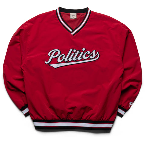 Politics Windbreaker Pullover - Red