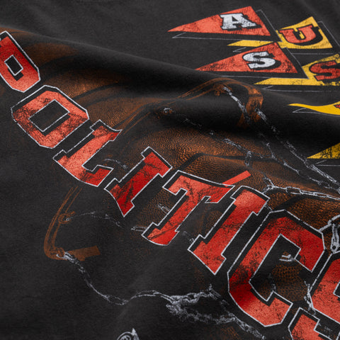 Politics Hoop Tee - Vintage Black