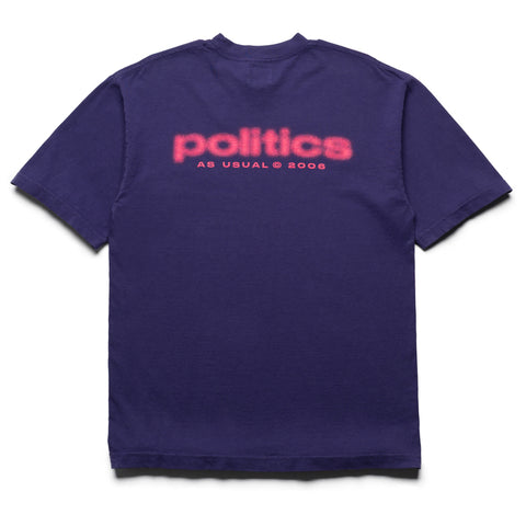 Politics Blur Tee - Purple