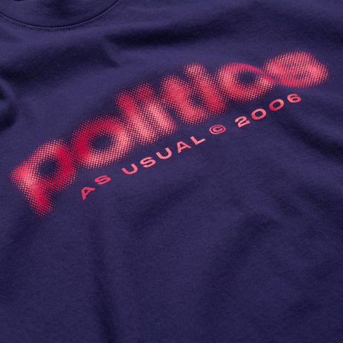 Politics Blur Tee - Purple