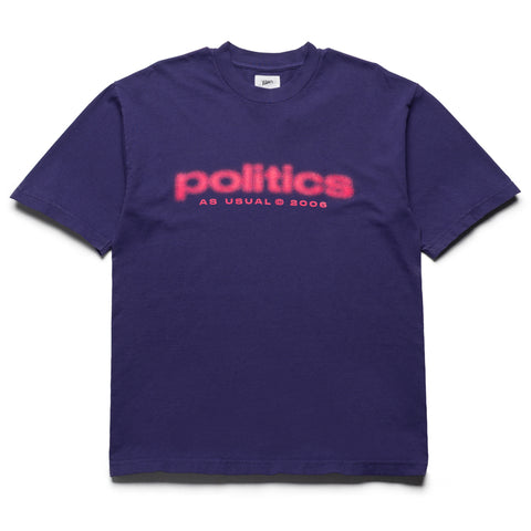 Politics Blur Tee - Purple