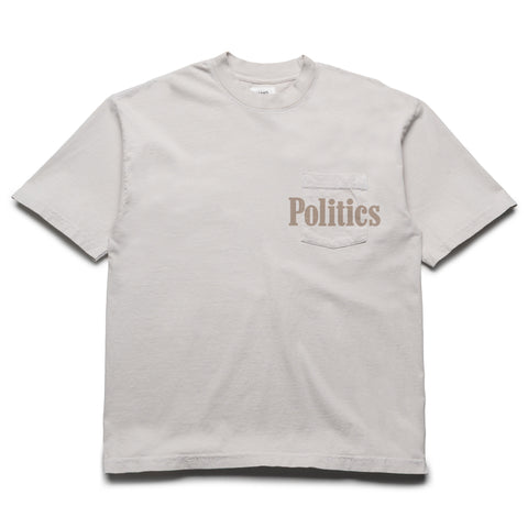 Politics Hawg Tee - Cement