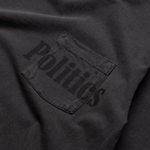 Politics Hawg Tee - Vintage Black